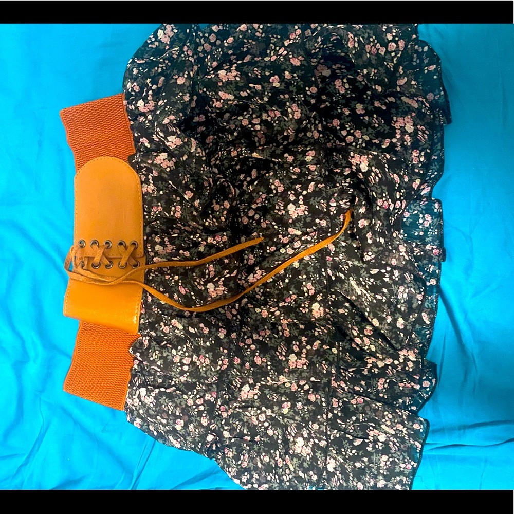 Floral Print Summer Skirt